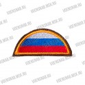Нашивка с липучкой флаг РФ прямоугольный