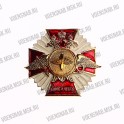 Значок алюминиевый "Долг и честь" (эмблема ВВС, красный крест, орёл)