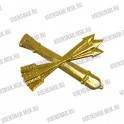 Эмблема петличная ВВС (старая без ветви) золотая, металлическая