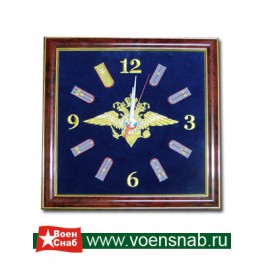 Часы сувенирные с вышивкой  МВД Полиция
