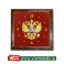 Часы сувенирные с вышивкой герб России