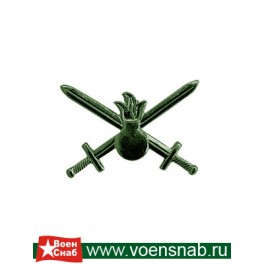 Эмблема петличная Сухопутных войск  полевая